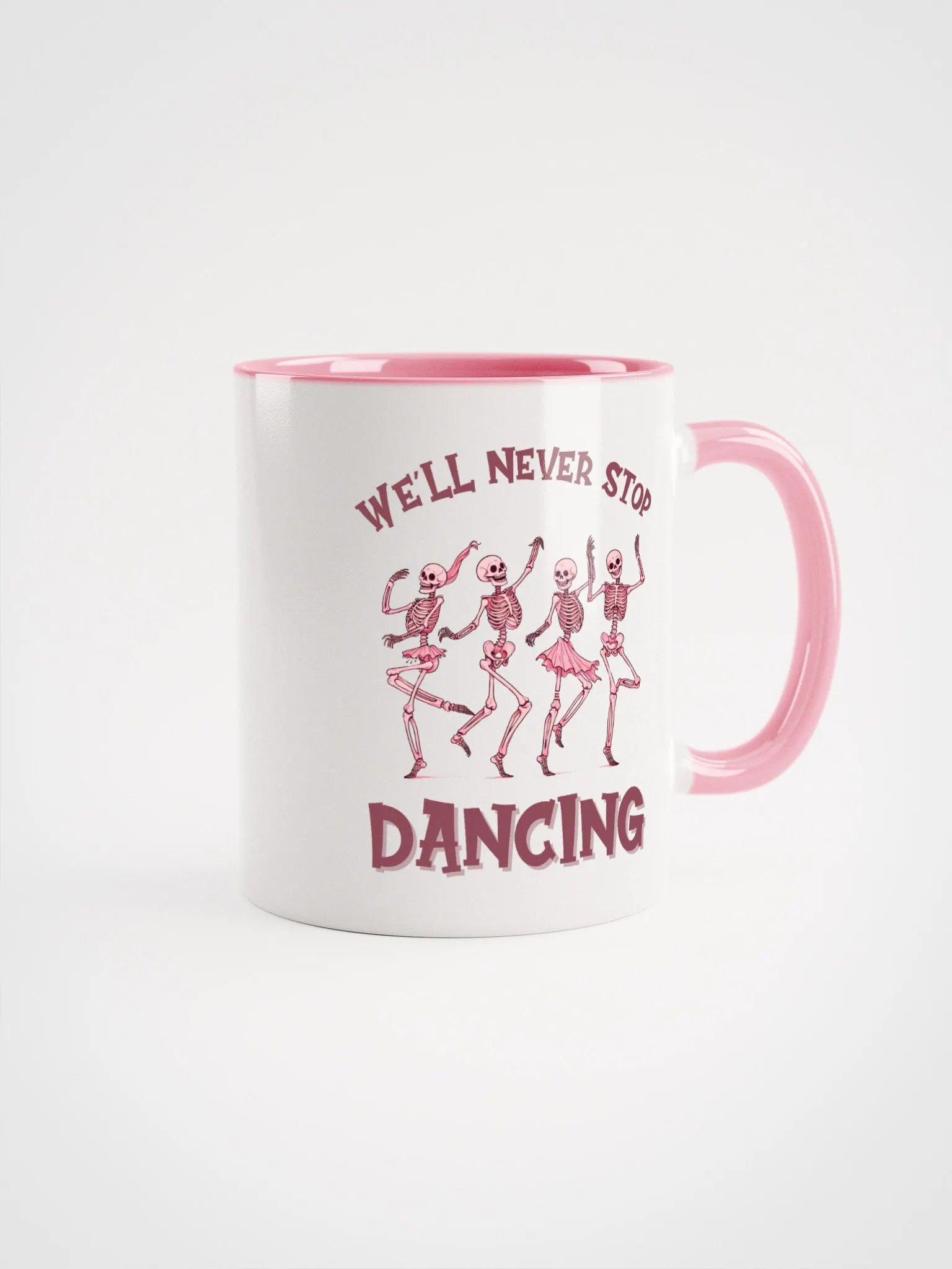 Never Stop Dancing Skeletons Ceramic Mug product image (2)