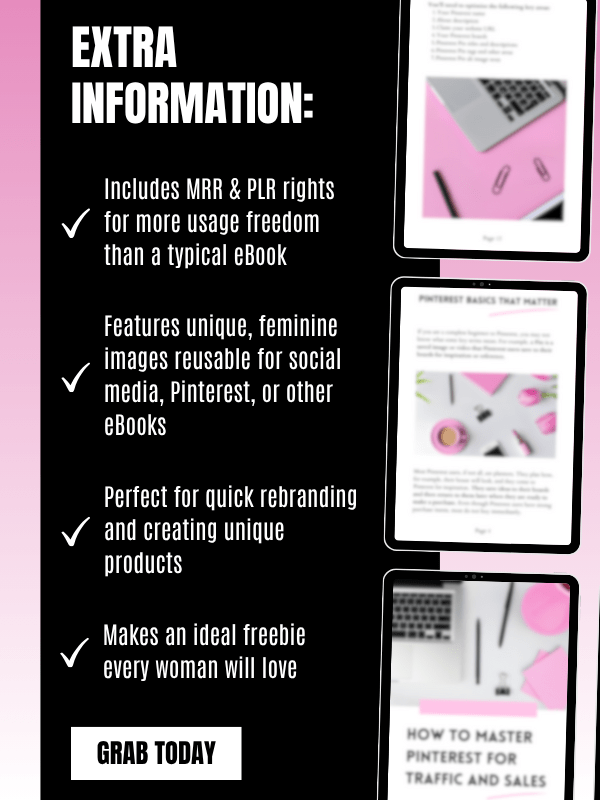 MRR/PLR Pinterest Marketing eBook product image (6)