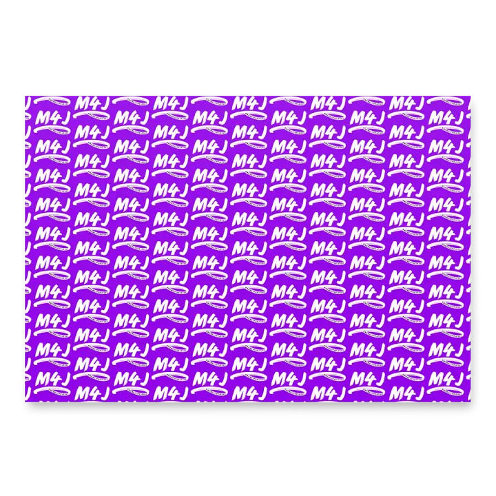 M4J Logo Gift Wrapping Paper product image (1)