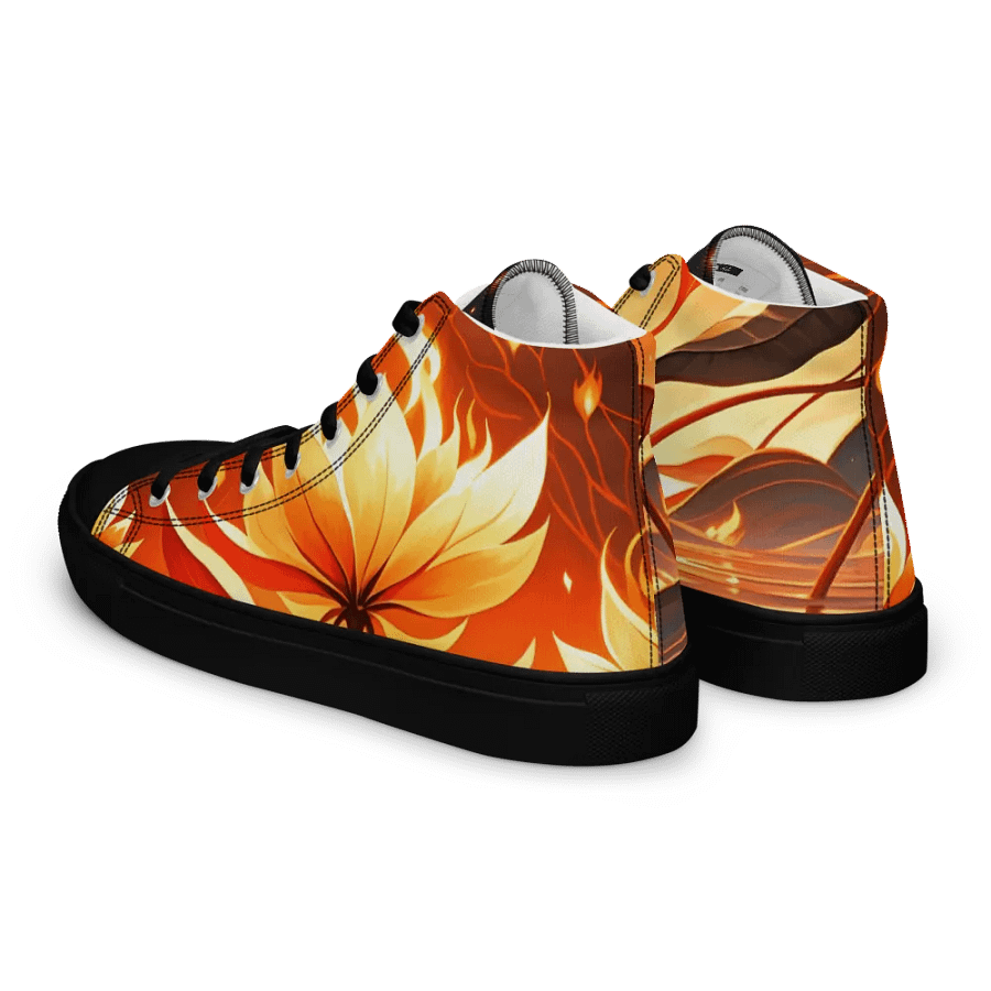 Floral Flame High Tops (Fire Element Inspired) product image (6)