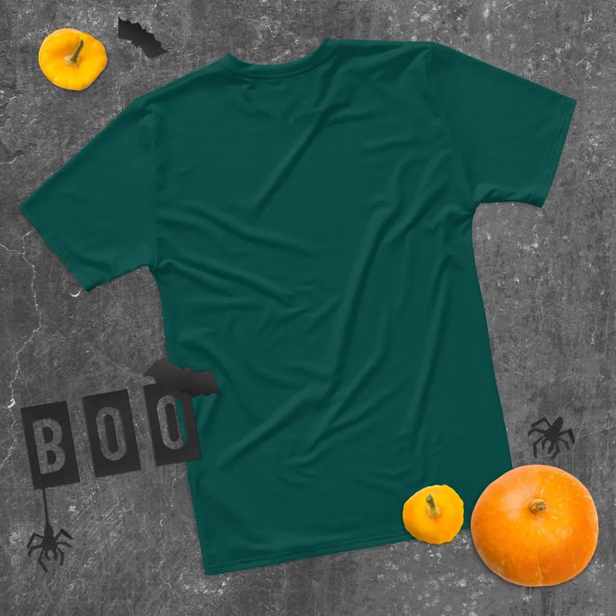 Plain Dark Green True Summer Men's Crewneck Polyester Heavyweight Premium T-Shirt by Treasure Pie product image (11)