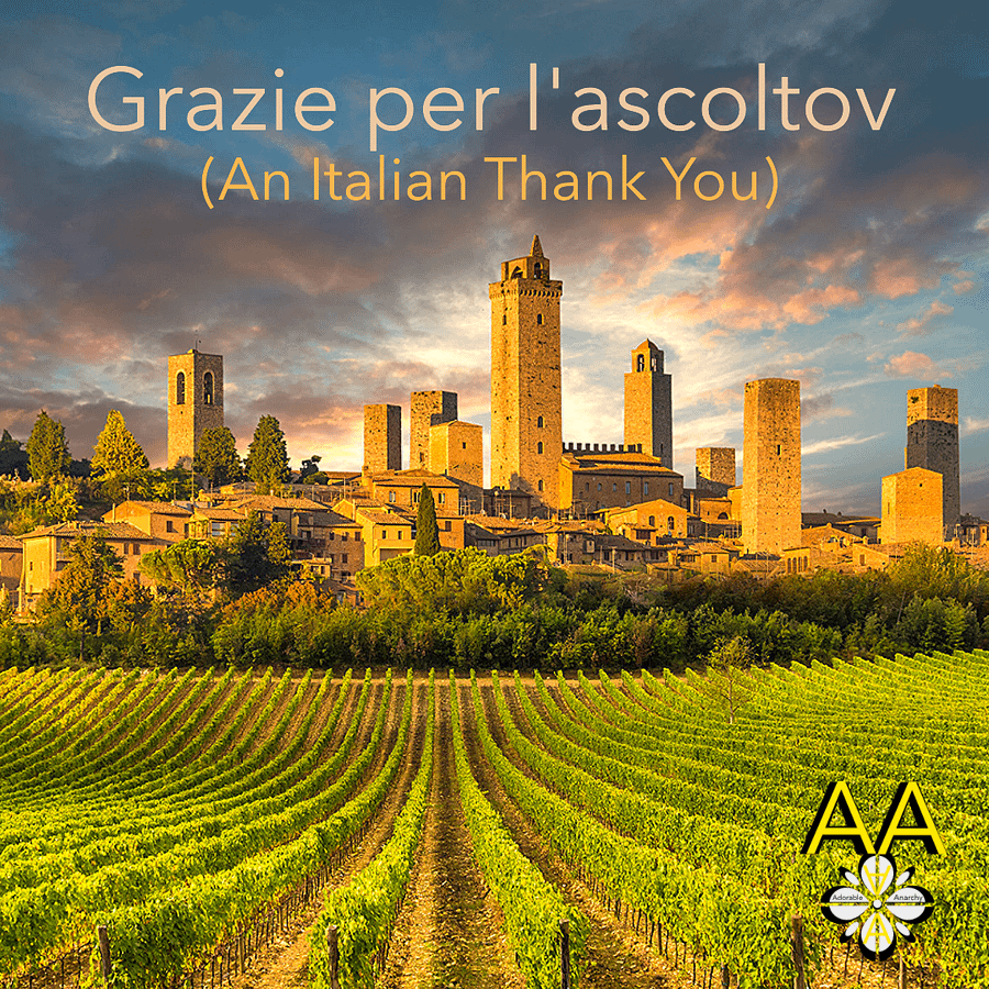 Grazie per l'ascolto (An Italian Thank You) product image (1)