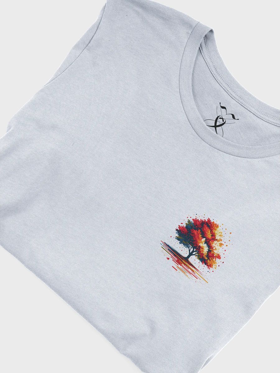 Modern Block Style Autumn Tree Graphic Bella+Canvas Unisex Supersoft T-Shirt product image (46)