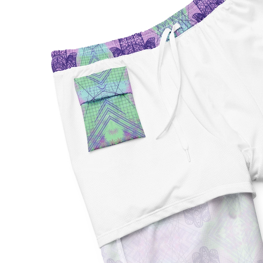 Mens Multicoloured Hamsa Hand Swim Shorts product image (9)