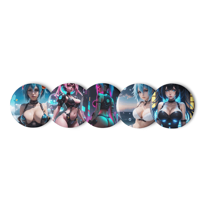 Glossy Pin Button Set product image (3)