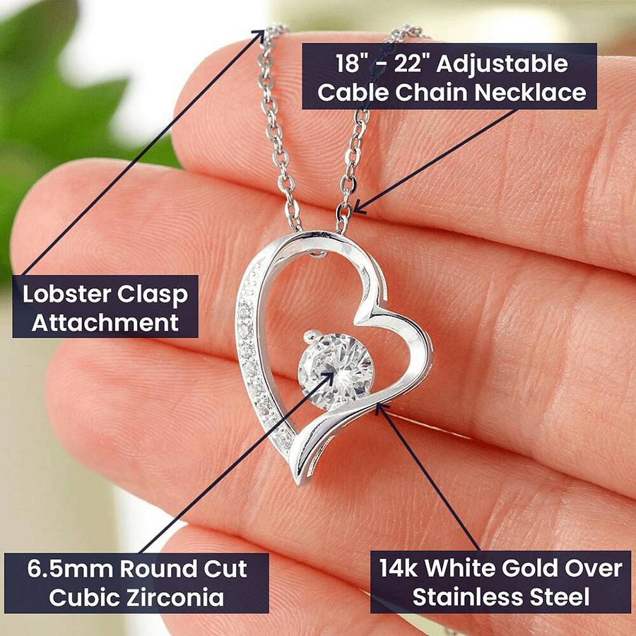 To My Badass Mom Forever Love Necklace - Lioness Of My Heart product image (5)