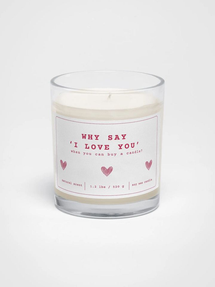 Why Say 'I Love You' Candle product image (1)