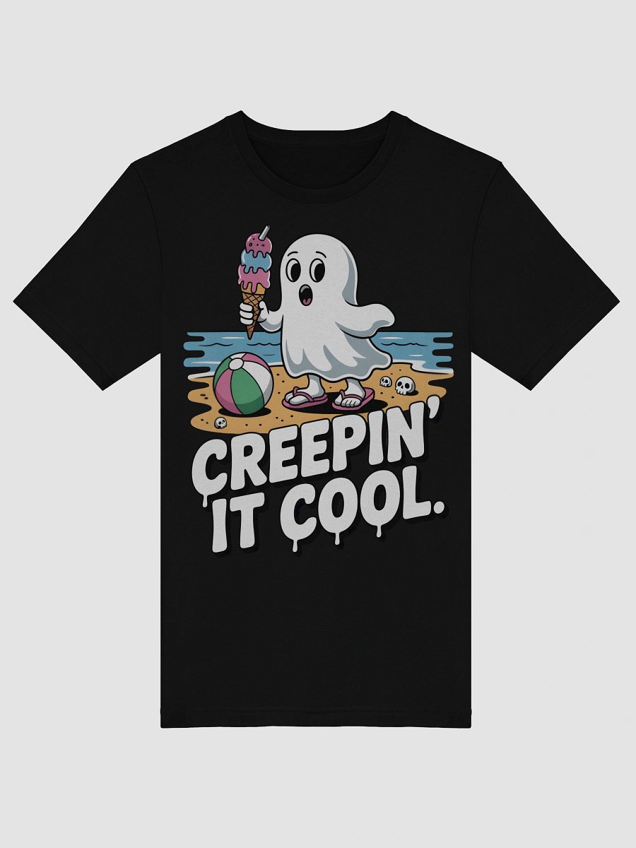 Creepin' It Cool Ghost Beach T-Shirt product image (5)