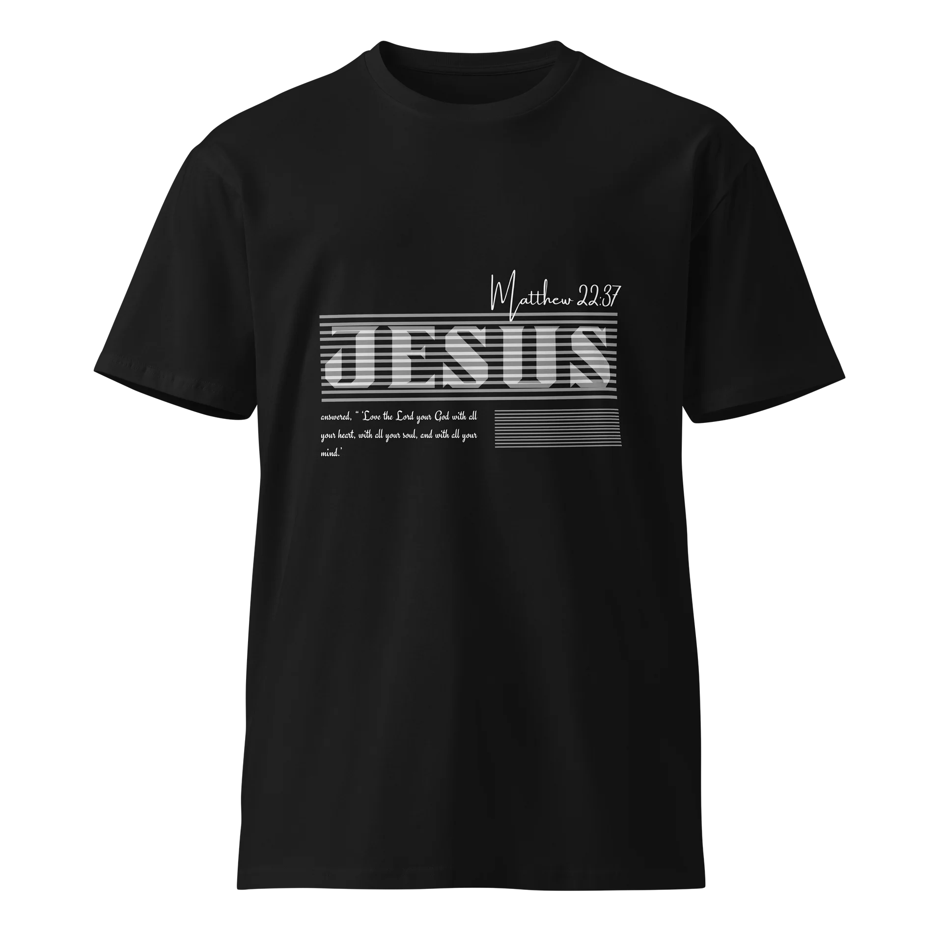 Matthew 22:37 T-shirt product image (1)