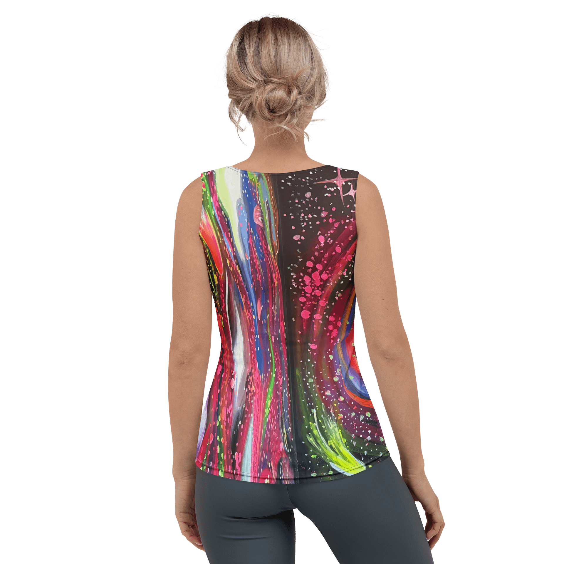 Red Galaxy Women's Tank Top product image (2)