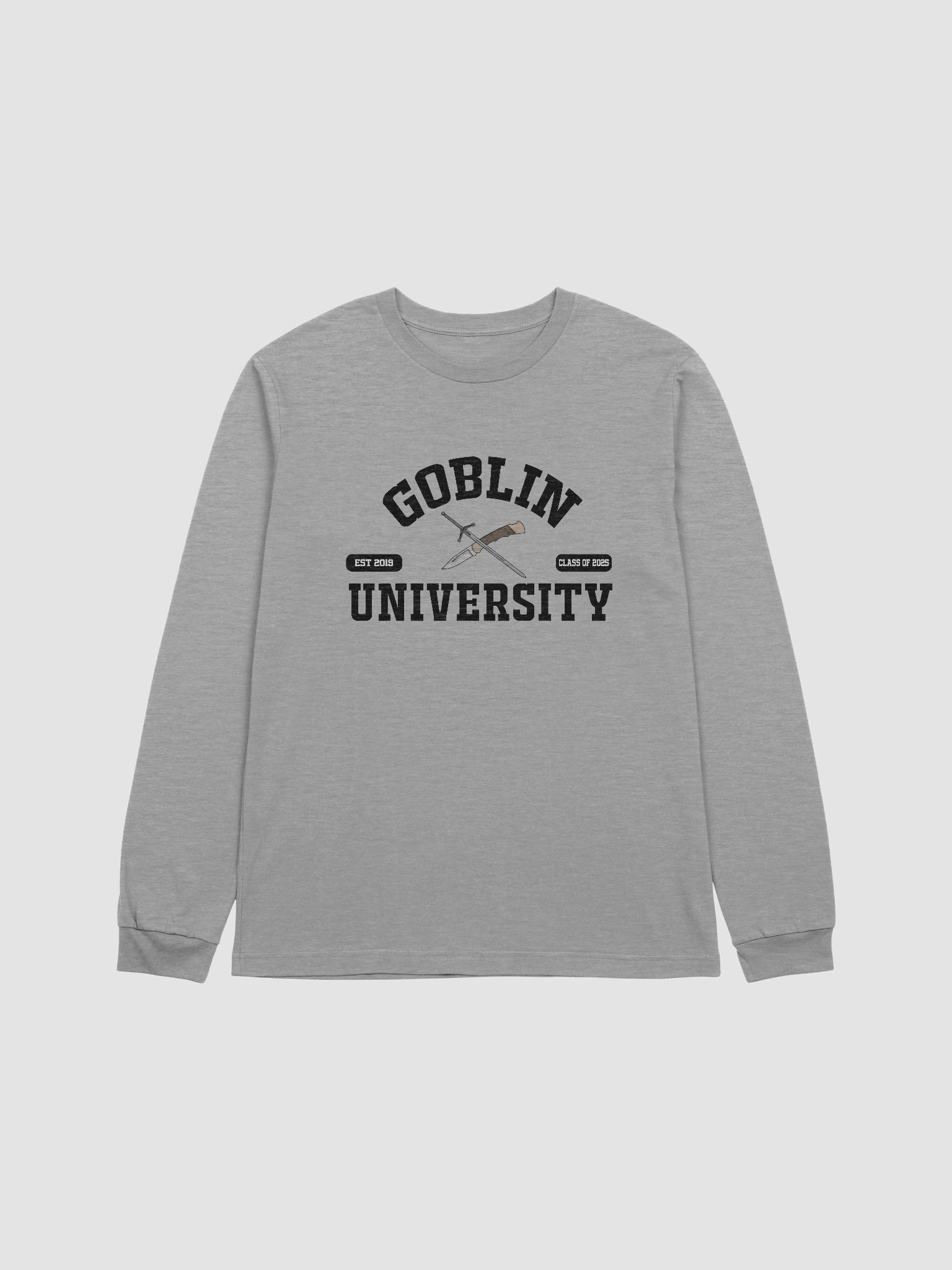 Goblin University Long Sleeve Black product image (4)