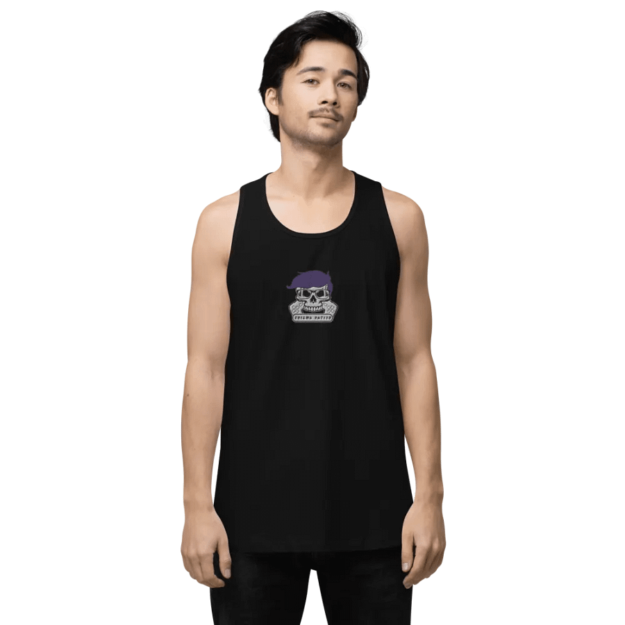 Enigma Nation Cotton Heritage Men's Premium Tank Top (EMBRODERED) product image (15)