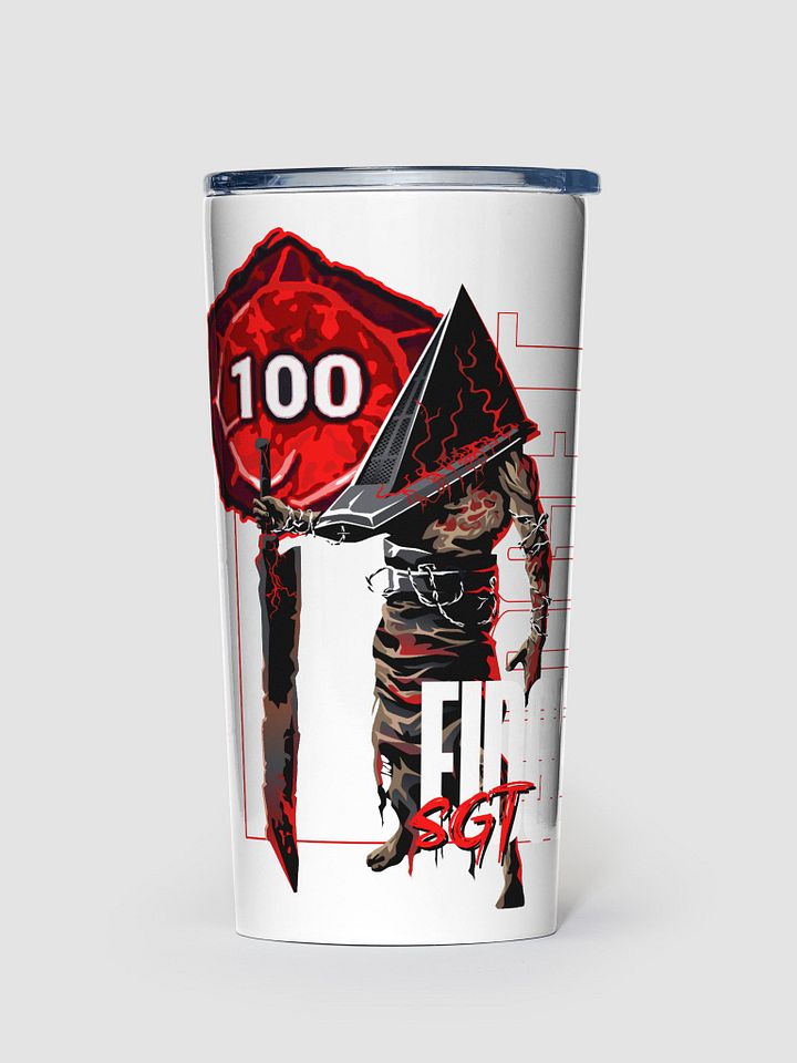 P100 Pyramid Head - Stainless Steel Travel Mug product image (1)