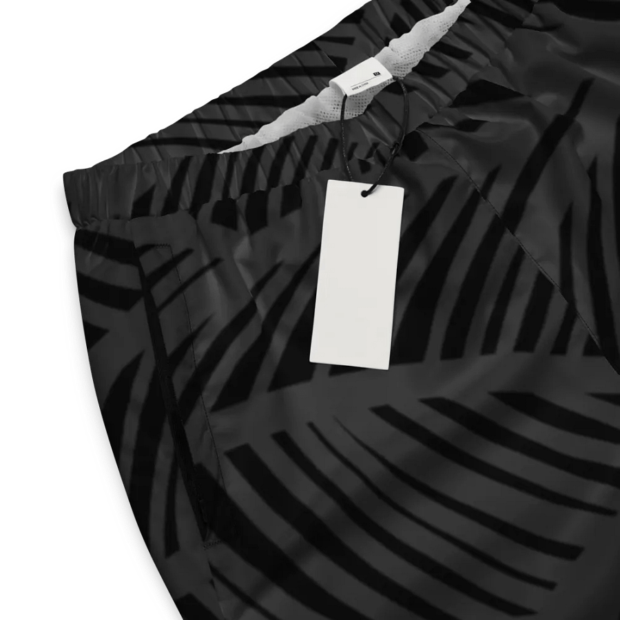Monochrome Leaf Pattern Unisex Track Pants product image (3)
