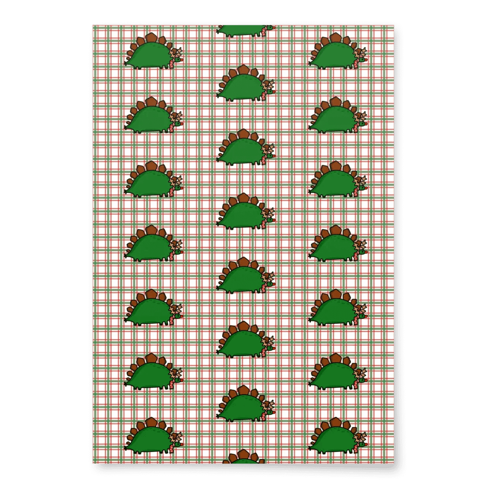 Rudolph The Stegosaurus Wrapping Paper Sheet Set (3 Sheets) product image (5)