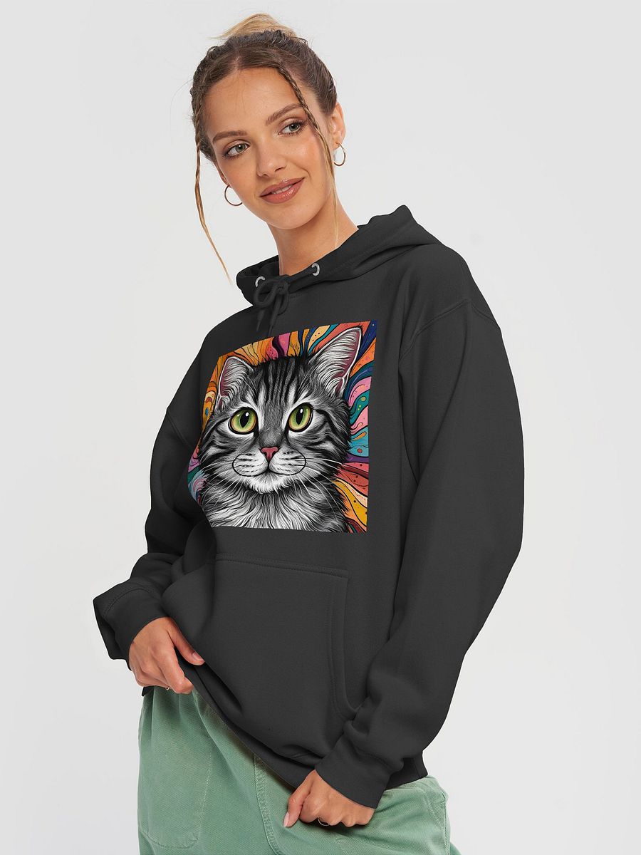 Vibrant Feline Dream Hoodie product image (2)