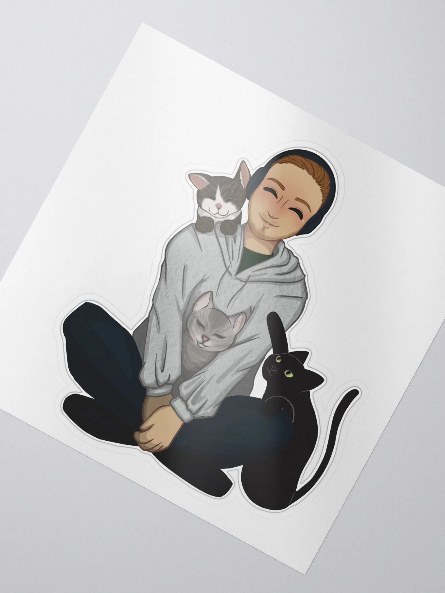 Jab & Cats Sticker product image (2)