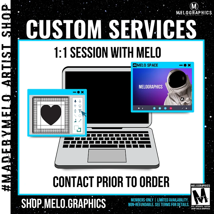 Custom Service: 1:1 Session with MELO | #MadeByMELO product image (1)