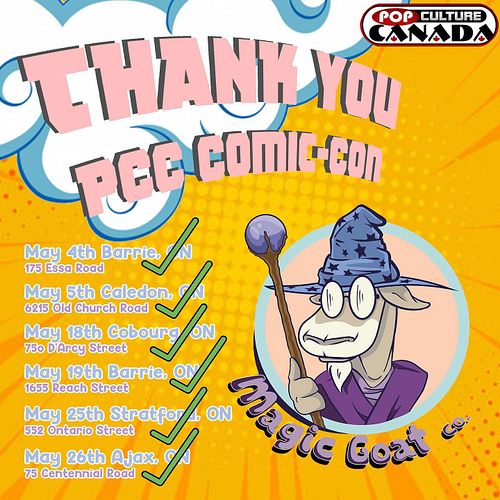 The Magical May tour was a wonderful success!!! 
  I’d like to thank @pop_culture_canada for hosting these great events as we...