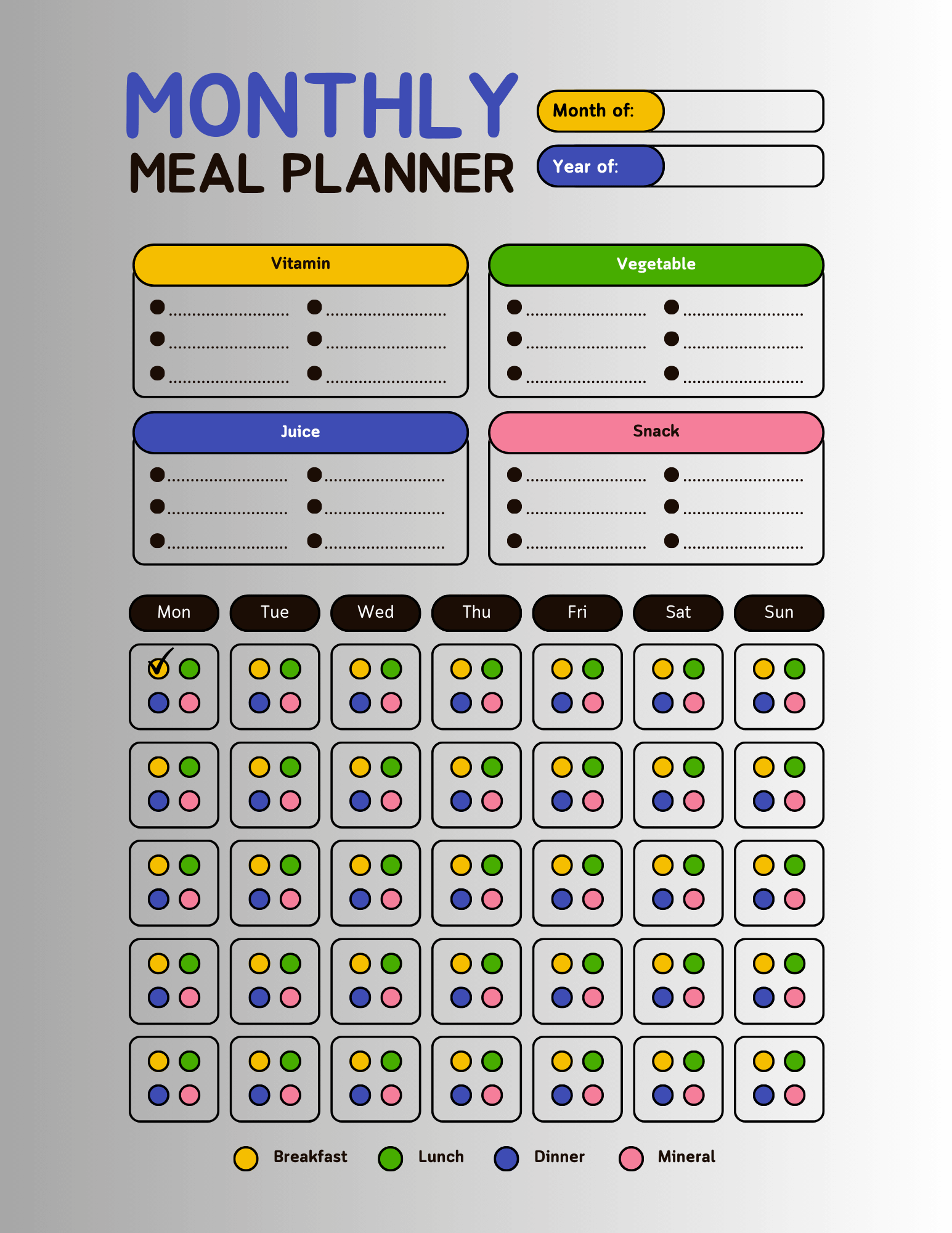 Monthly Healthy Diet Meal Plan product image (2)
