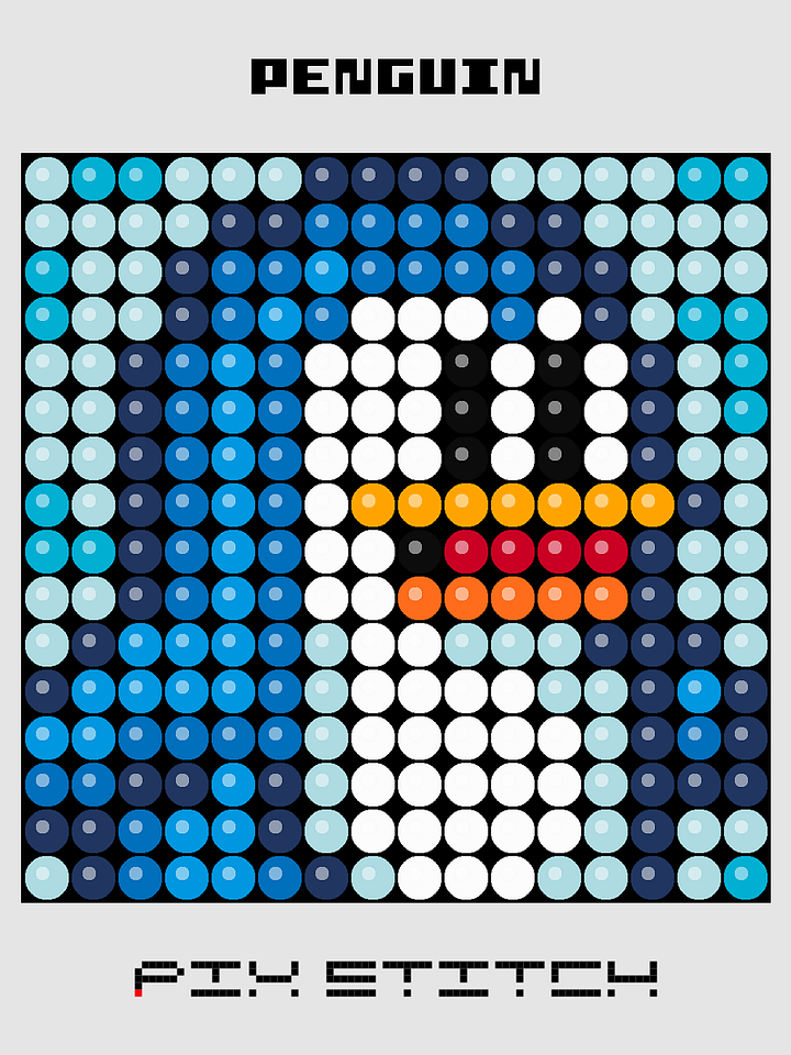 Penguin Pixel Art product image (1)