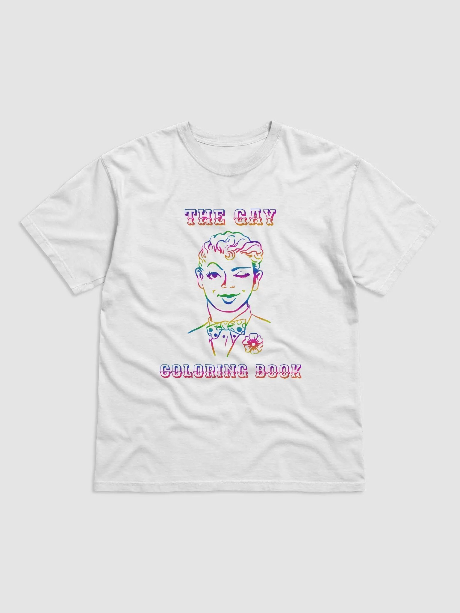 The Gay Coloring Book (Rainbow) - T-Shirt product image (1)