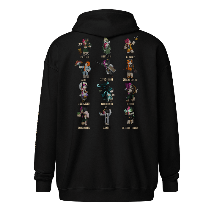 Versions of Luna Zip Hoodie product image (1)