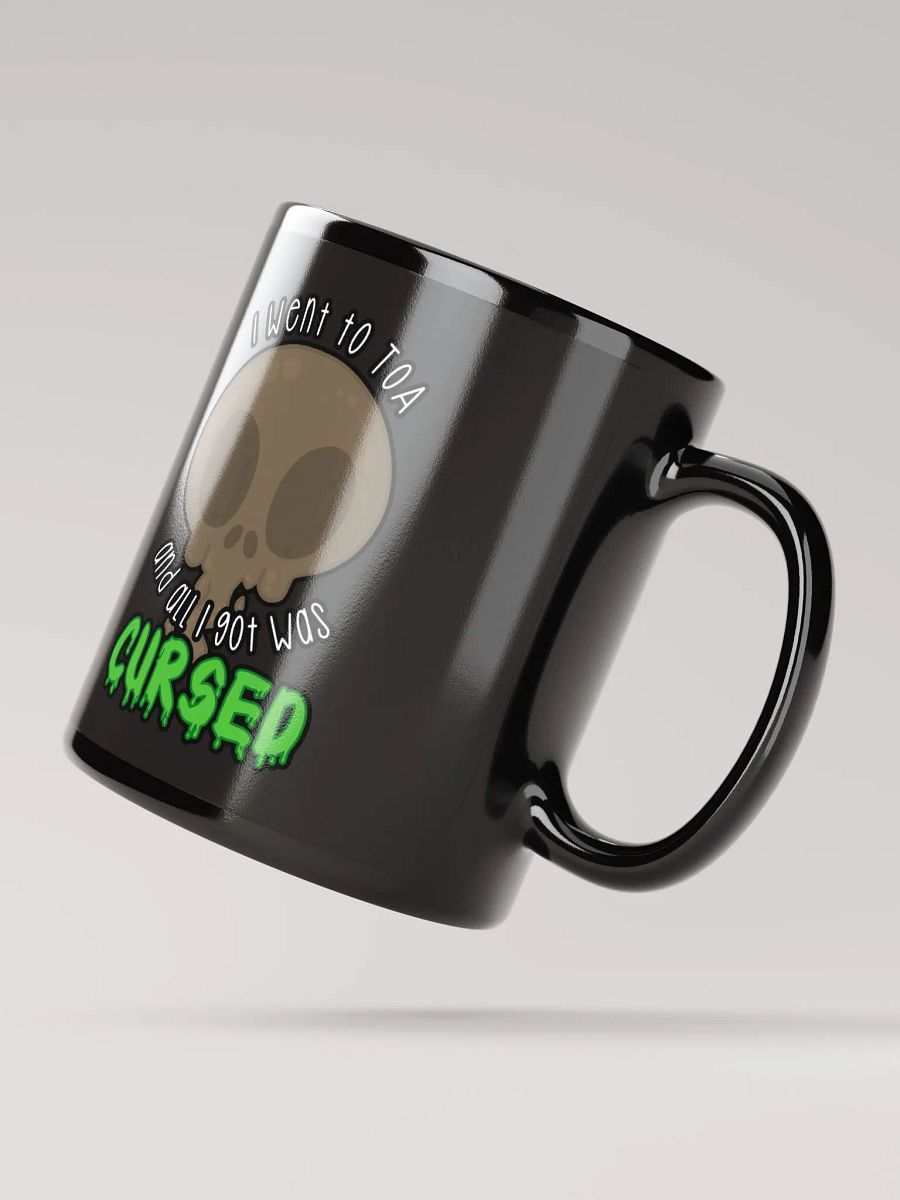All I Got Was Cursed - Warrior - Black Glossy Mug product image (2)