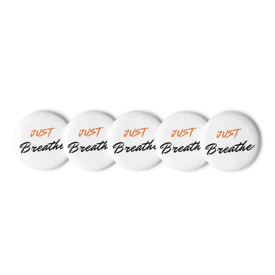 Breathe Easy Pin Button Set product image (4)