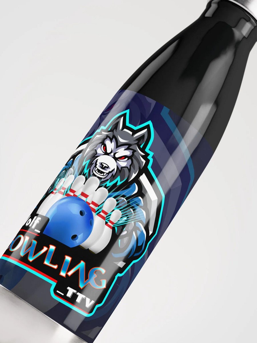 wolf bowling water bottle product image (5)