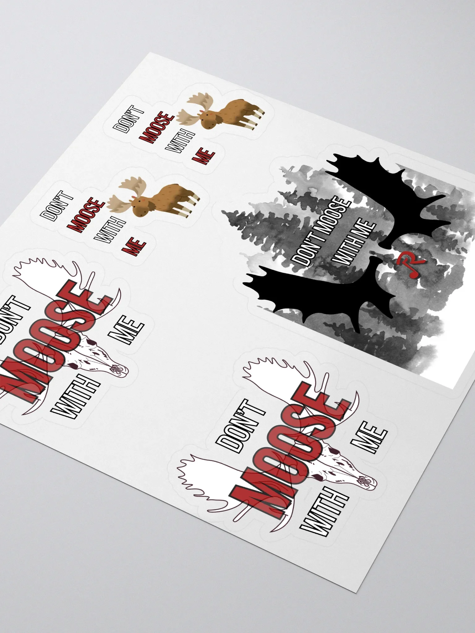 'Don't Moose With Me' Stickers! product image (3)