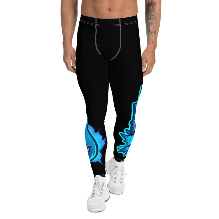 Mens Workout Leggings - Black product image (1)