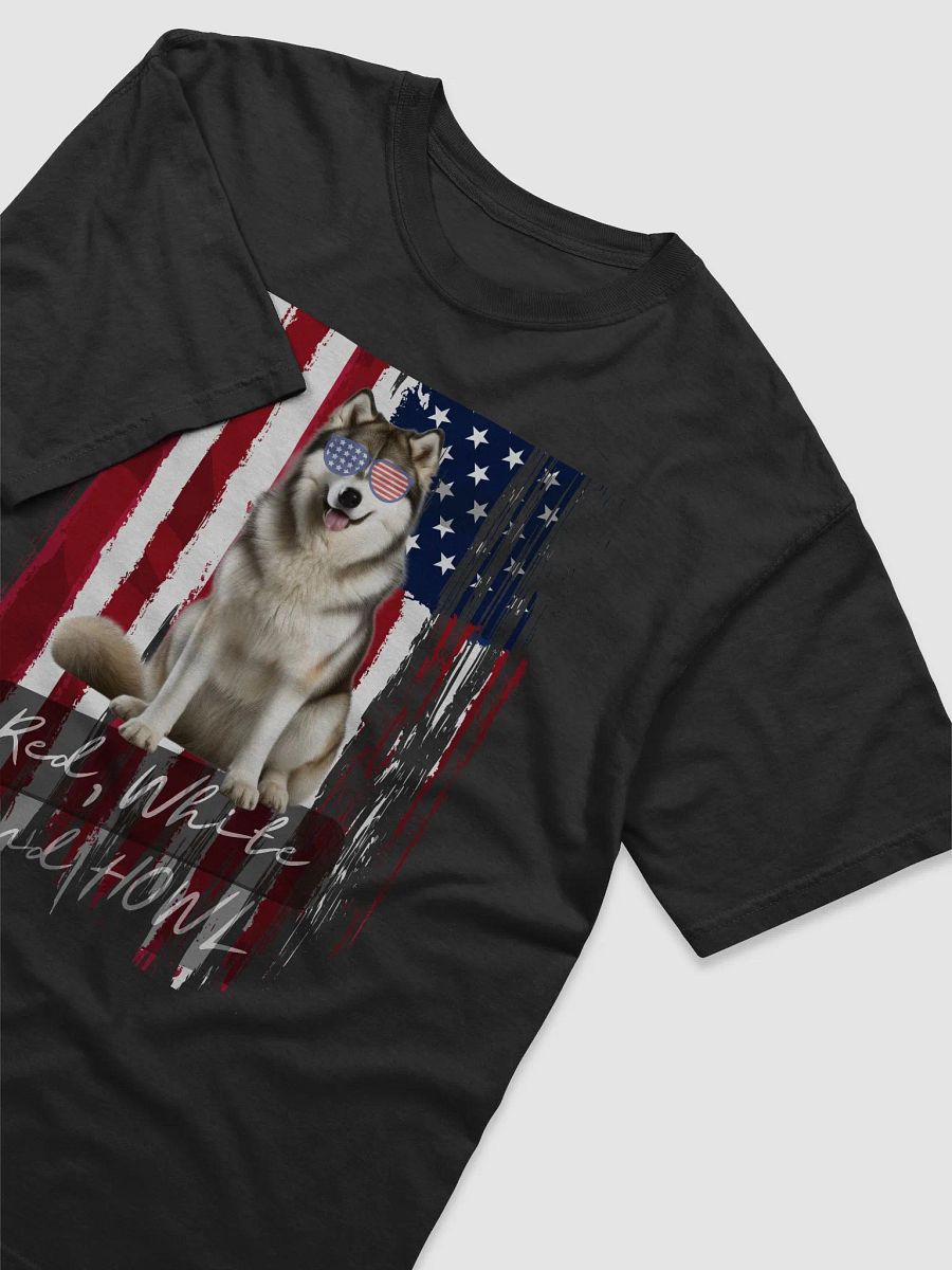 Alaskan Malamute American Flag Pun Relaxed Fit T-shirt product image (11)