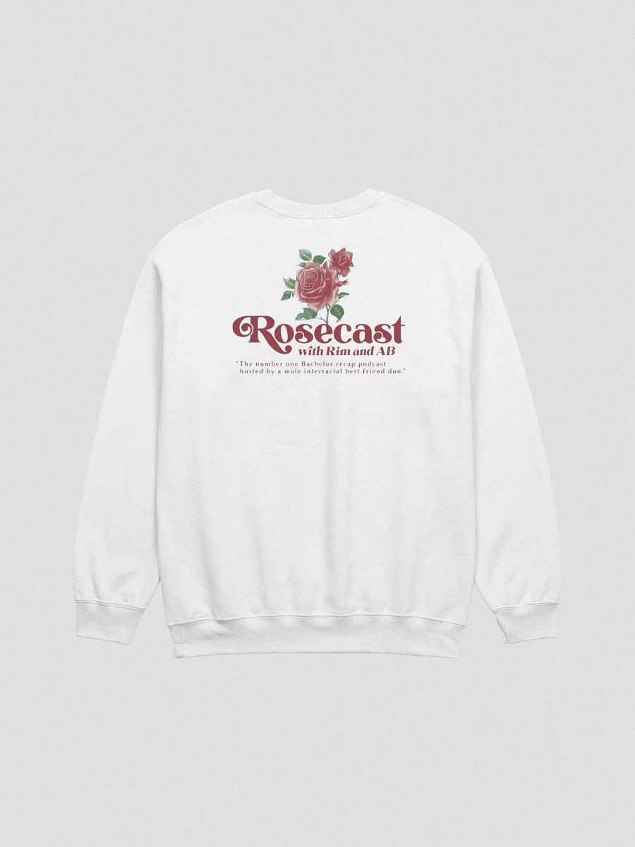 Retro Rose Crewneck Sweatshirt (Front and back) product image (4)