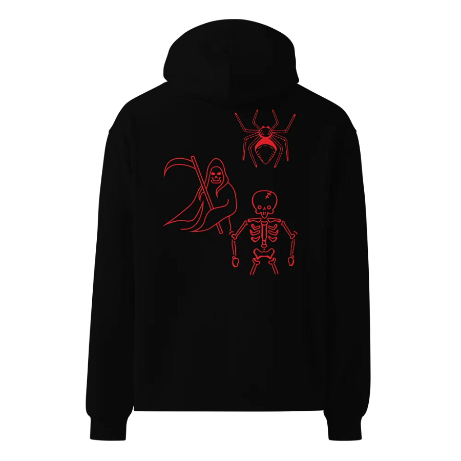 Spooky Line Art Oversized Hoodie product image (28)