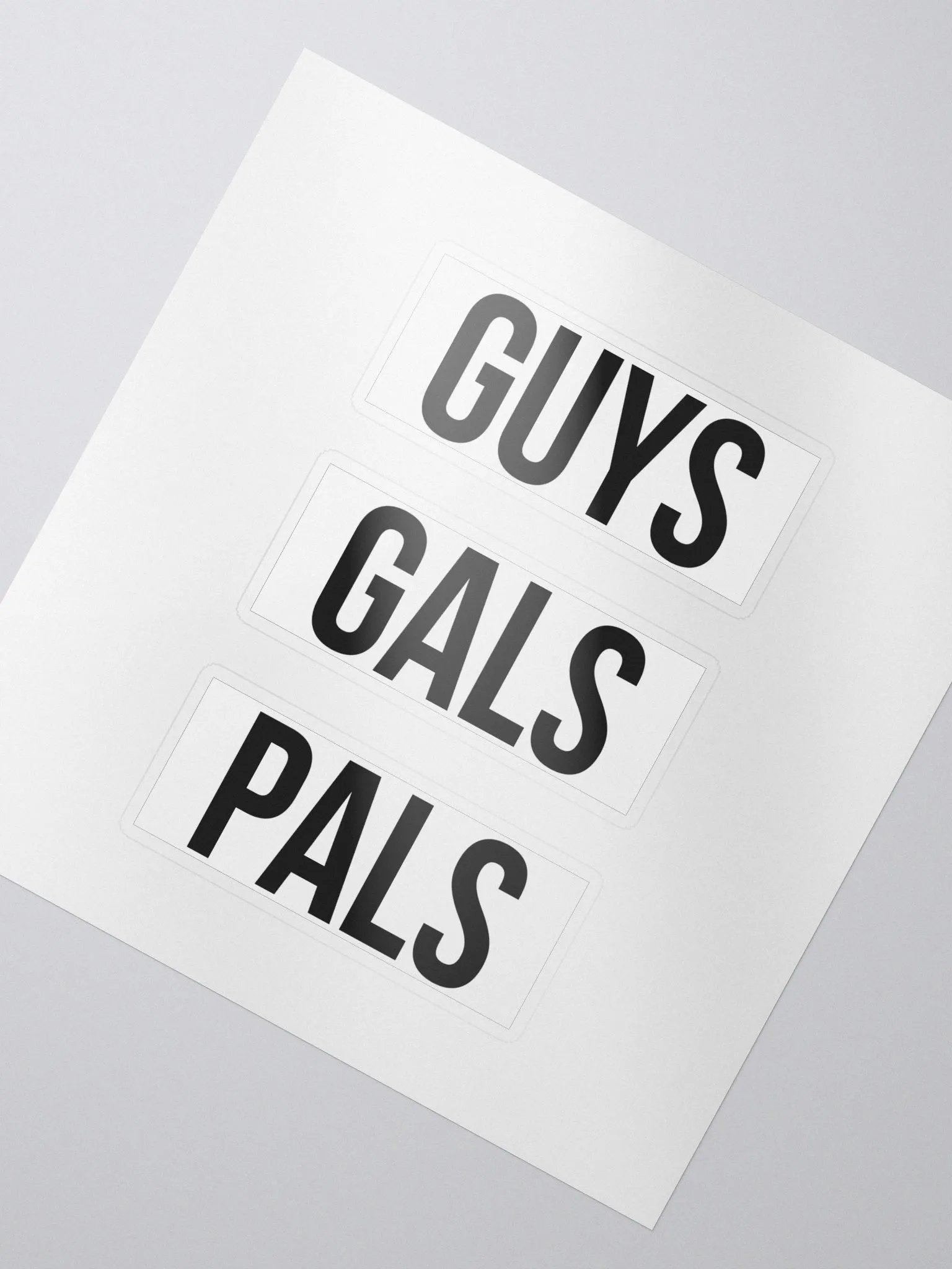 Guys Gals Pals Stickers product image (2)
