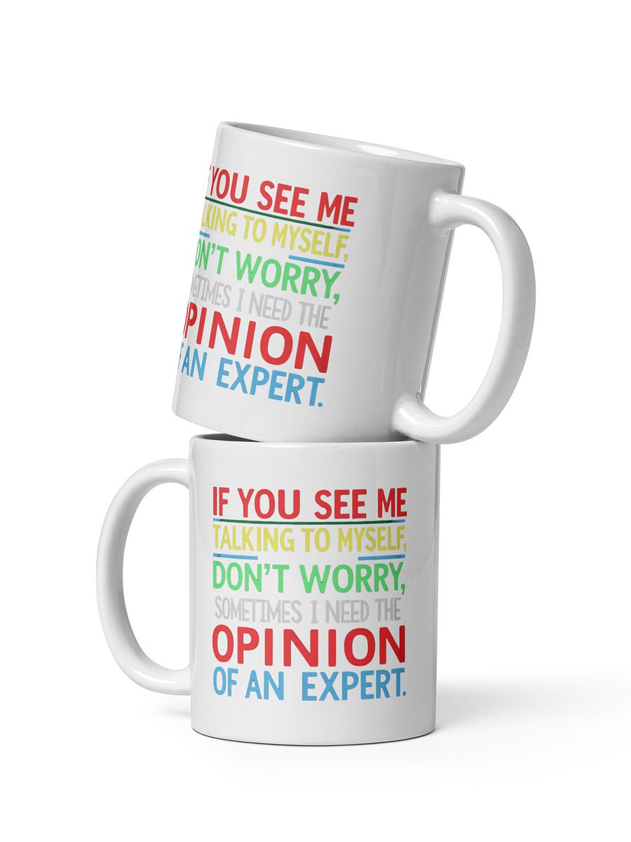 Expert Opinion White Glossy Mug product image (17)
