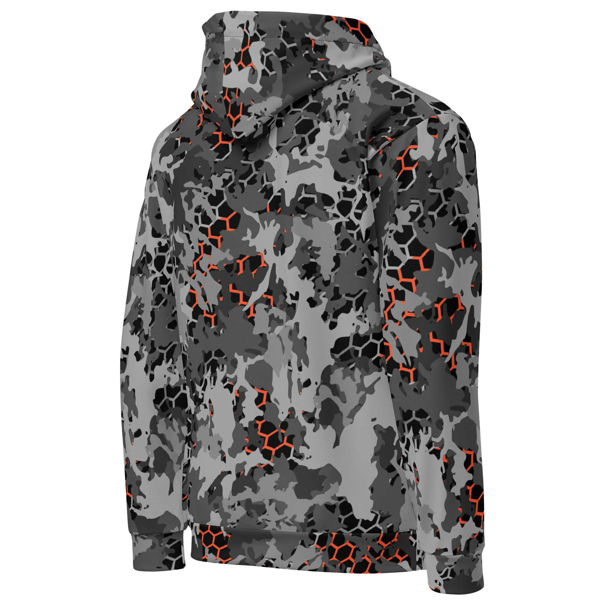 Greyscale Orange Camo Hoodie product image (5)