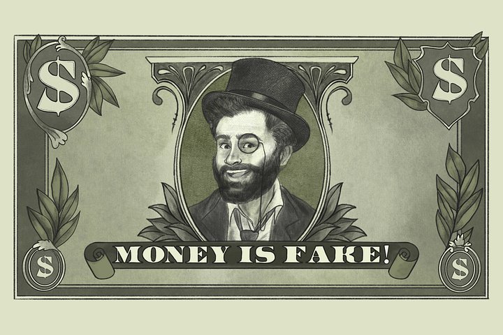 "Money Isn't Real" Poster product image (1)