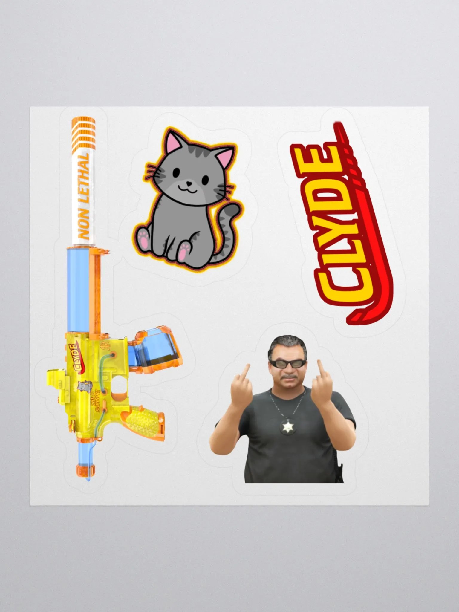 Clyde's 1 of 1 Sticker Set product image (1)