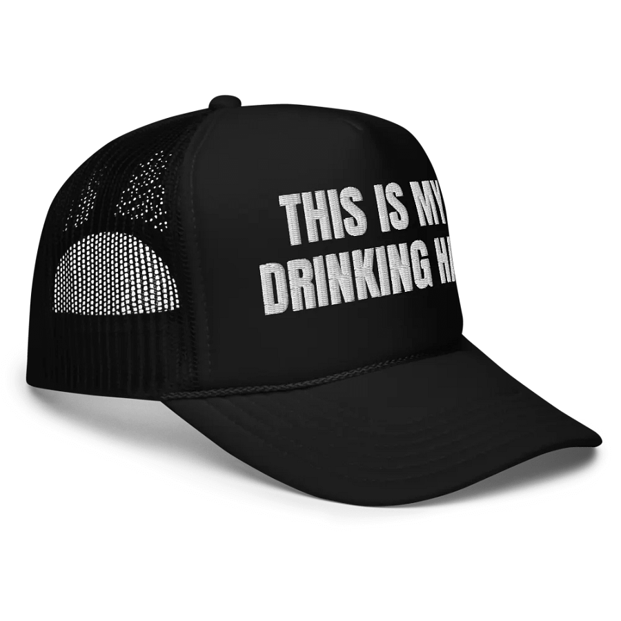 This is My Drinking Hat - Embroidered Trucker Cap Hat product image (3)