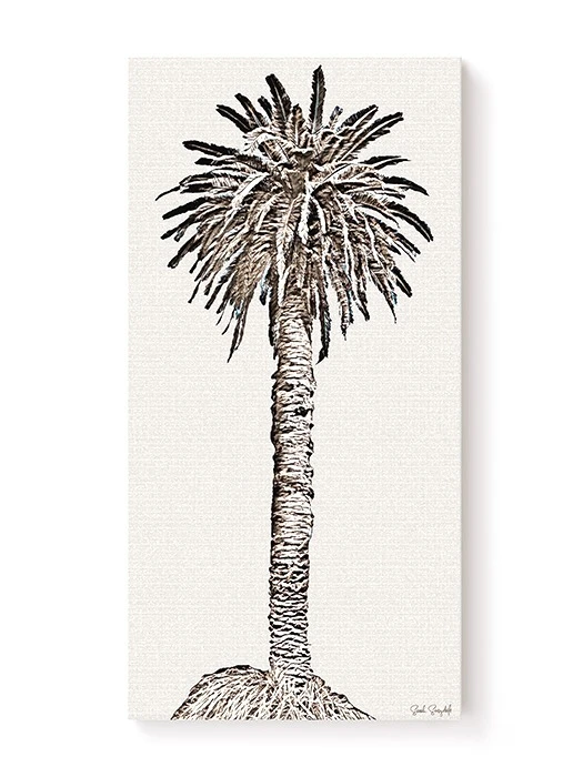 One Palm Tree - Parchment - Longline - Download product image (2)