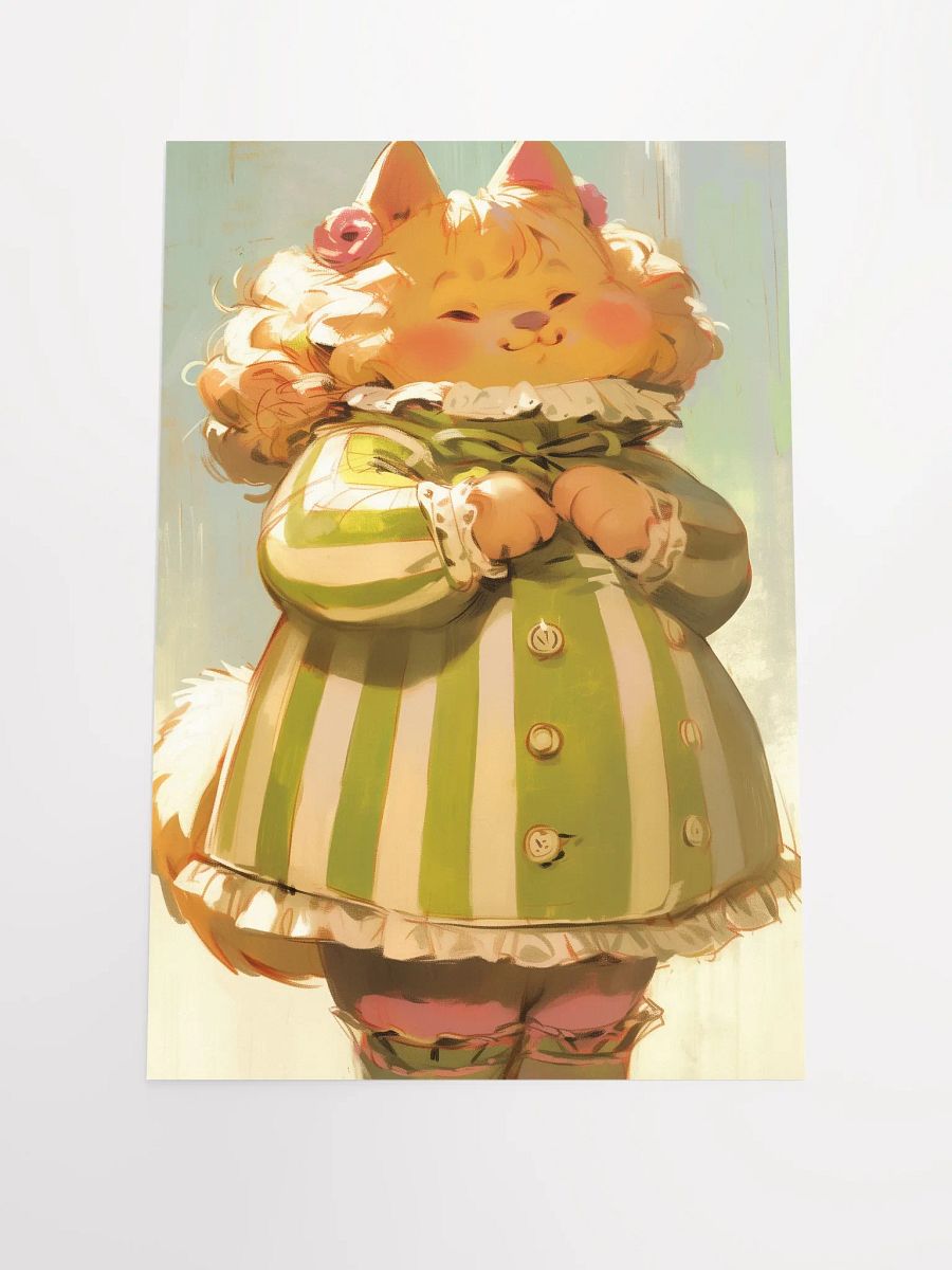 Whimsical Cat Vintage Poster product image (1)