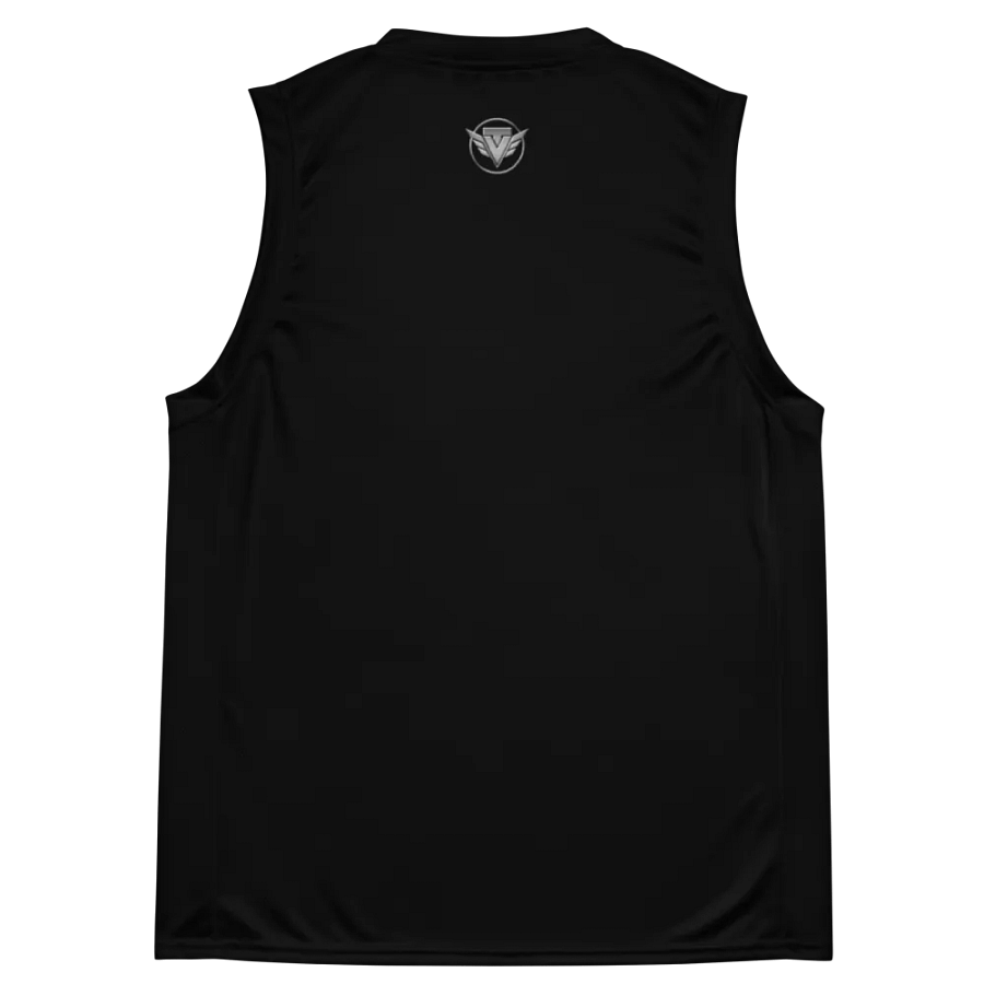 Trance Vibez Black Basketball Jersey product image (11)