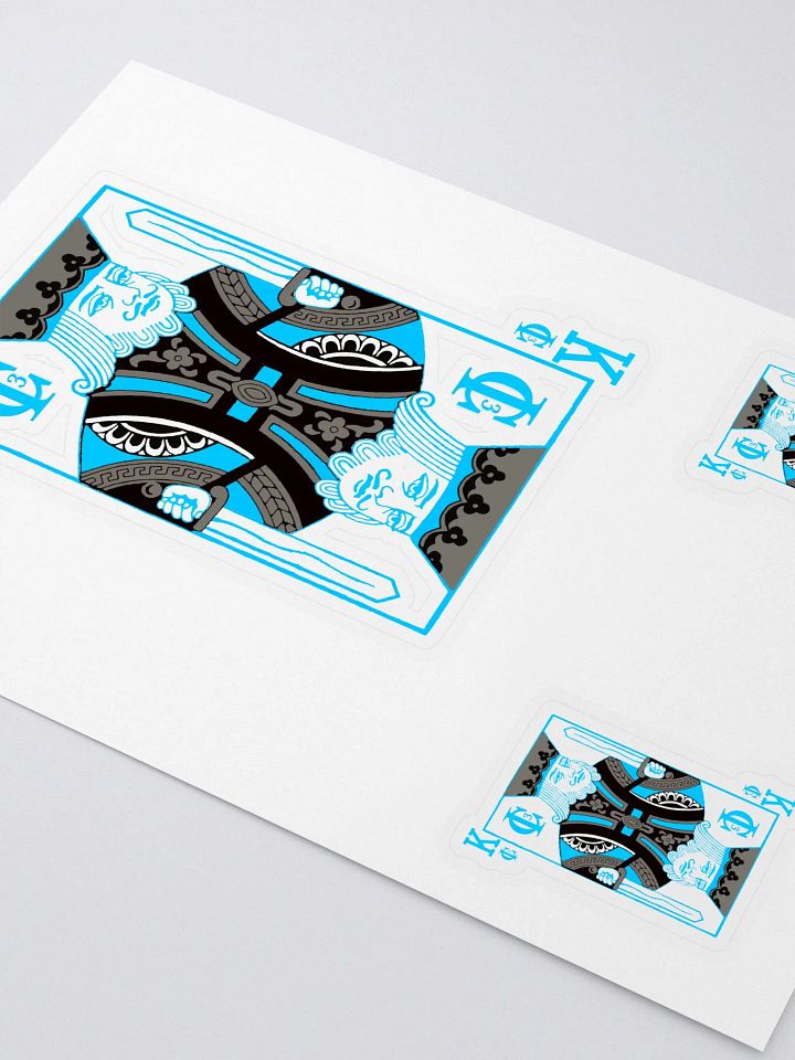 The Ic3 King Stickers - Black product image (2)