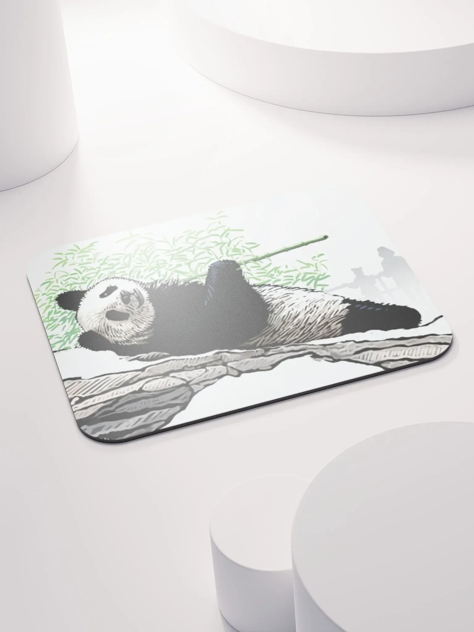 Happy Panda Mouse Mat product image (4)