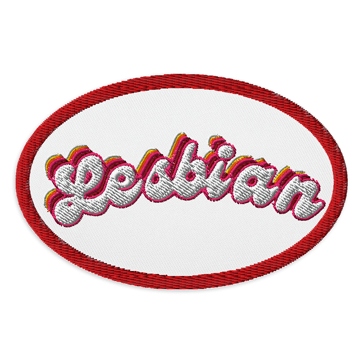 LGBTQIAP2S+ 2025, Curved Lesbian, Patch product image (1)