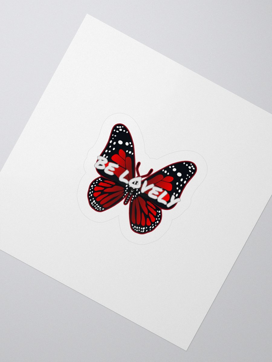 Be Lovely Butterfly Kiss Cut Stickers product image (8)