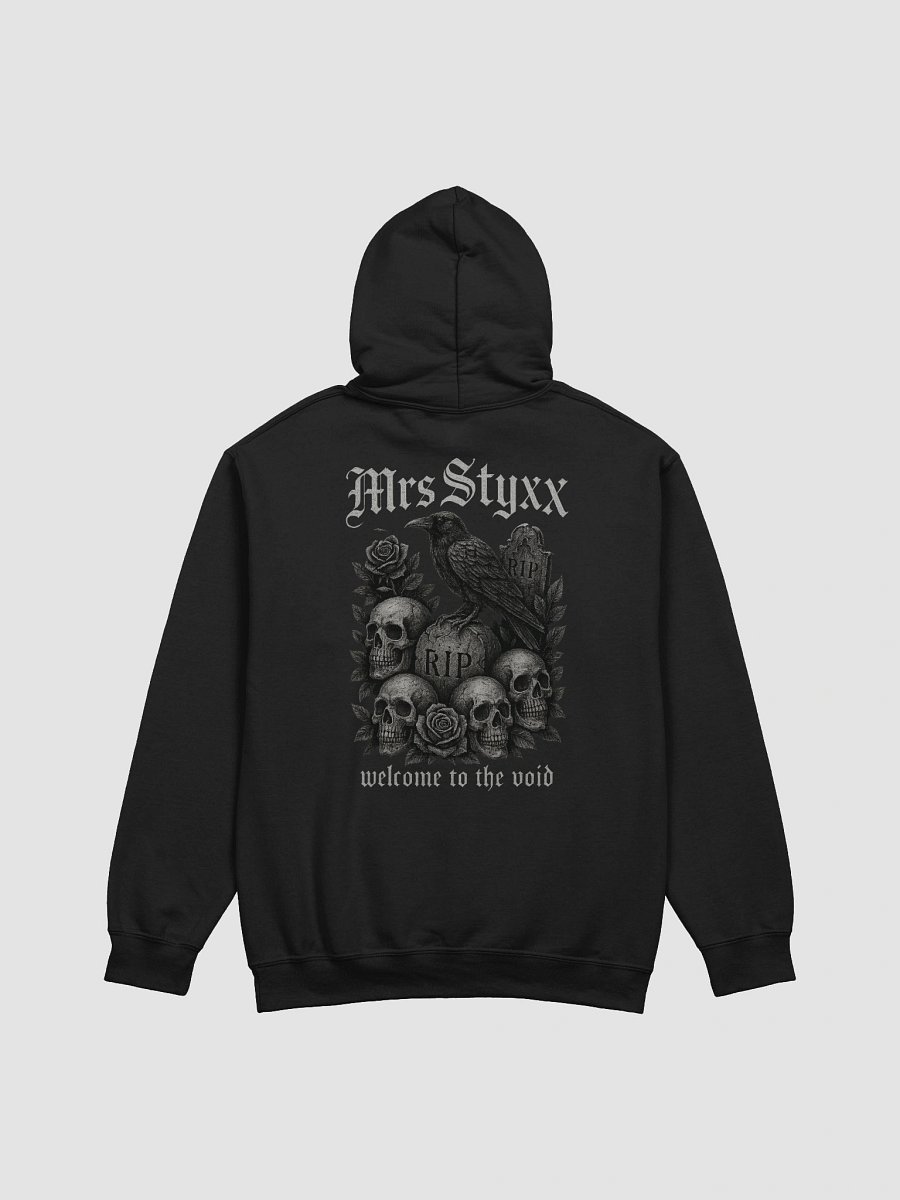 QR code Hoodie w Gothic back product image (4)