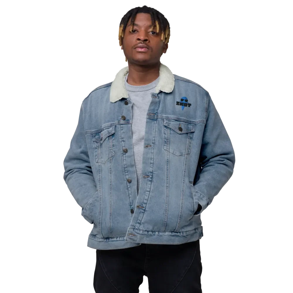 ZKOT Denim Sherpa Jacket - Show your Support with Style - Menswear, Womenswear product image (2)
